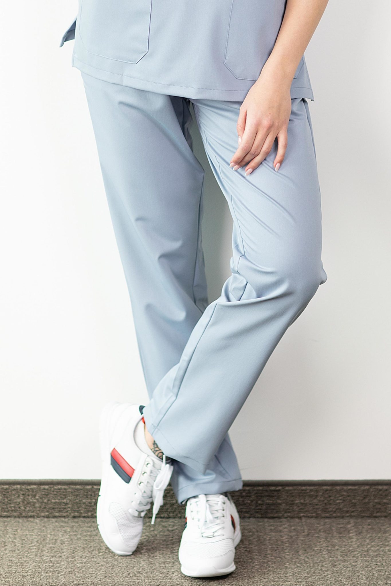 Pantalon médical - Bleu dragée, Confort - Femme - Médecina
